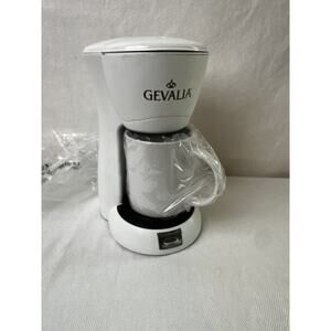 Gevalia Single 1 Cup Coffee Maker Model C73 White Vintage NOS - Estate Find